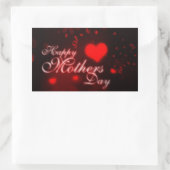 Tag der glücklichen Mütter Rechteckiger Aufkleber (Tasche)