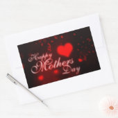 Tag der glücklichen Mütter Rechteckiger Aufkleber (Umschlag)