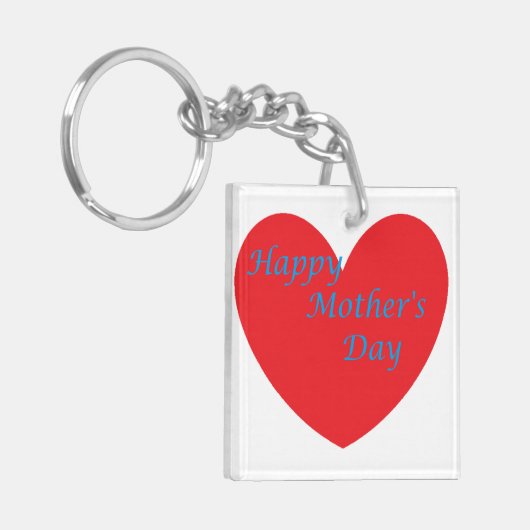 Tag der glücklichen Mütter Schlüsselanhänger (Vorderseite links)