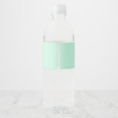 Tag der glücklichen Mütter Wasserflaschenetikett (Rückseite)