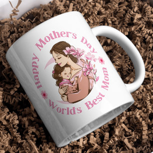 Tag der glücklichen Mütter , Welt beste Mutter, ro Kaffeetasse