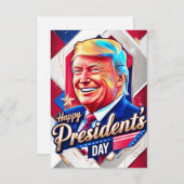Tag der glücklichen Präsidenten 2025 Dankeskarte (Vorne/Hinten)