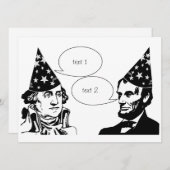 Tag der glücklichen Präsidenten Einladung (Vorne/Hinten)