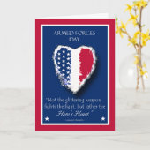 Tag der glücklichen Streitkräfte, Herz des Patriot Karte (Gelbe Blume)