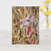 Tag der glücklichen Türkei Karte (Gelbe Blume)