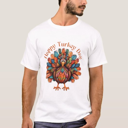 Tag der glücklichen Türkei T-Shirt (Vorderseite)