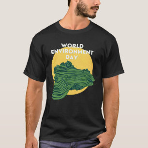 Tag der glücklichen Umwelt unser Planet 17 T-Shirt