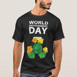 Tag der glücklichen Umwelt unser Planet 19 T-Shirt