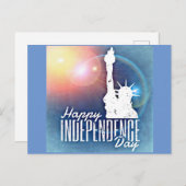 Tag der glücklichen Unabhängigkeit Postkarte (Vorne/Hinten)