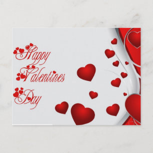 Tag der glücklichen Valentine Feiertagspostkarte