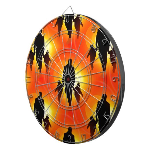 Tag der glücklichen Väter Dartscheibe (Vorderseite rechts)