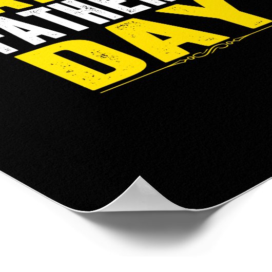 Tag der glücklichen Väter Poster (Ecke)