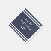 Tag der glücklichen Väter Serviette (Ecke)