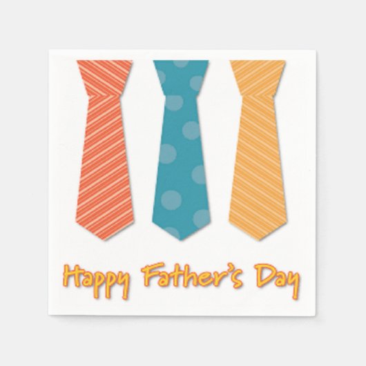 Tag der glücklichen Väter Serviette (Vorderseite)