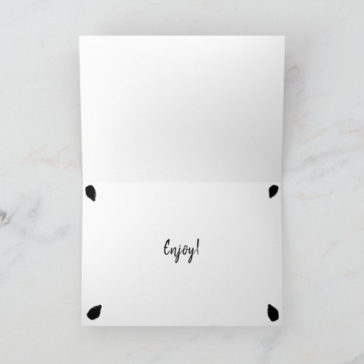 Tag der glücklichen Wassermelone Karte (Innenseite)