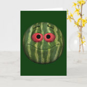 Tag der glücklichen Wassermelone Karte (Gelbe Blume)