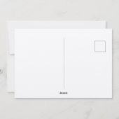 Tag der Glücksträhne Feiertagskarte (Rückseite)