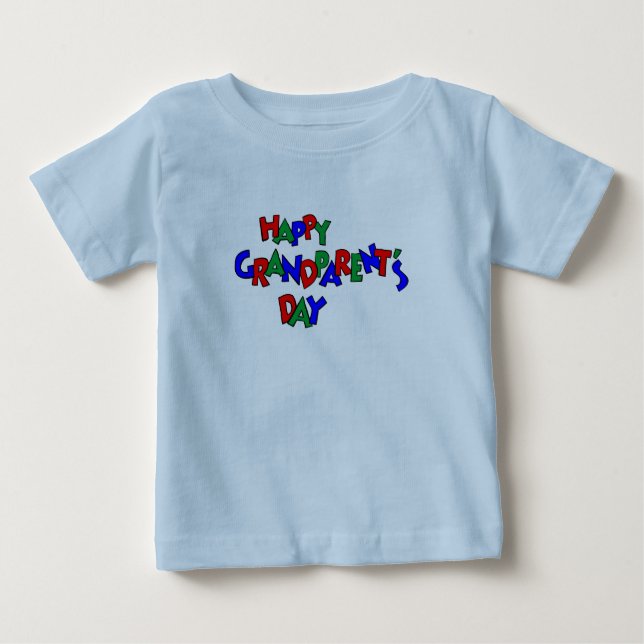 Tag der Großeltern Baby T-shirt (Vorderseite)