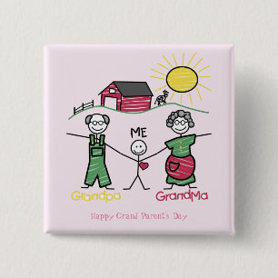 Tag der Großeltern Button