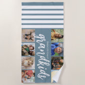 Tag der Großeltern Strandtuch (Vorderseite)