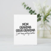 Tag der Großmütter der Mama Oma Einladung (Stehend Vorderseite)