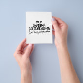 Tag der Großmütter der Mama Oma Flyer (Gruppe)
