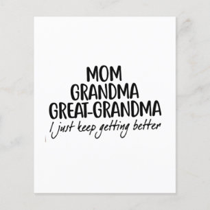 Tag der Großmütter der Mama Oma Flyer