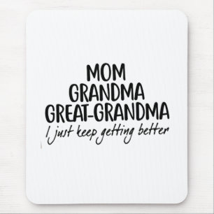 Tag der Großmütter der Mama Oma Mousepad