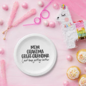 Tag der Großmütter der Mama Oma Pappteller (Party)