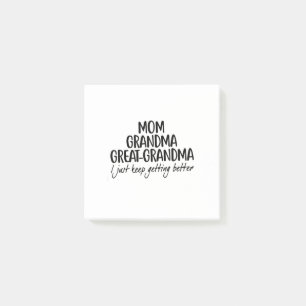 Tag der Großmütter der Mama Oma Post-it Klebezettel