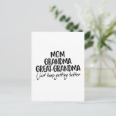 Tag der Großmütter der Mama Oma Postkarte (Stehend Vorderseite)