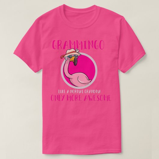 Tag der Großmütter Flamingo T-Shirt (Design vorne)