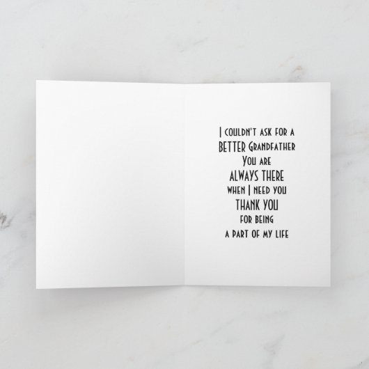 Tag der Großväter Karte (Innenseite)
