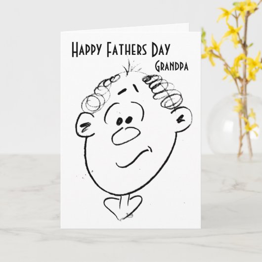 Tag der Großväter Karte (Gelbe Blume)