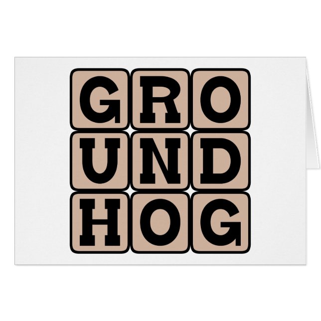 Tag der Groundhog, Urlaub (Vorderseite (Horizontal))