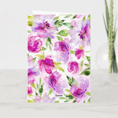 Tag der Grünen Blumenmutter Feiertagskarte (Rückseite)