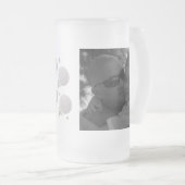 Tag der Grünen Fotos im Golf und T-Shirt Mattglas Bierglas (VorderseiteRechts)