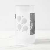 Tag der Grünen Fotos im Golf und T-Shirt Mattglas Bierglas (Mittel)