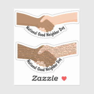 Tag der guten Nachbarschaft Aufkleber