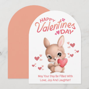 Tag der Happy Valentins, niedliche Liebe Einladung