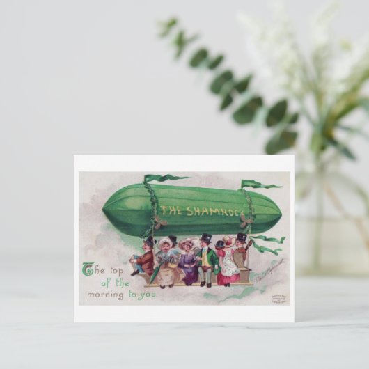 Tag der Heiligen Patrick, Vintag Postkarte (Stehend Vorderseite)