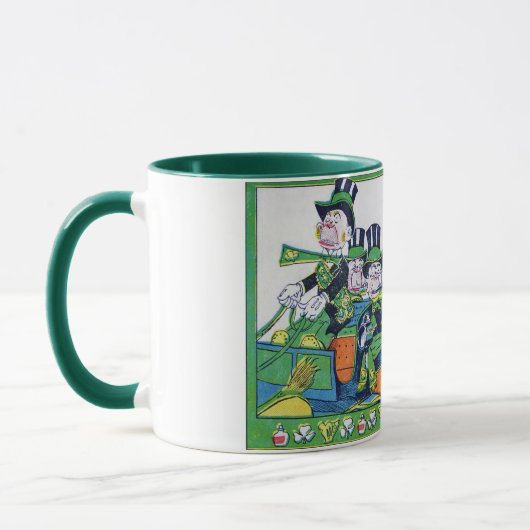 Tag der Heiligen Patrick, Vintag Tasse (Links)