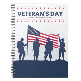 Tag der Helden Amerikas – Veteranentag 2025 Notizblock