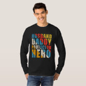 Tag der Heldenväter bei Husband Daddy T-Shirt (Vorne ganz)