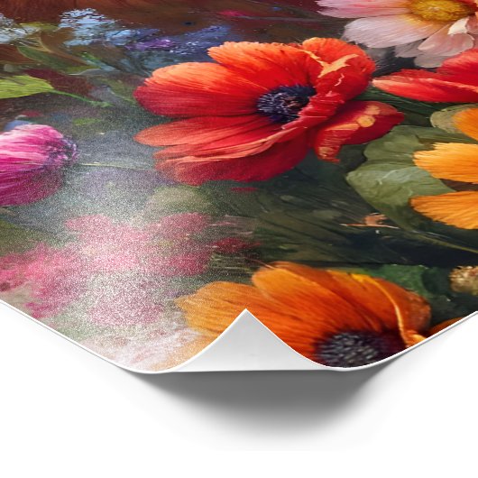 Tag der Hochlandkuhmütter Fotodruck (Ecke)