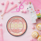 Tag der Hochzeit der Korallen Pappteller (Party)