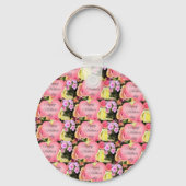 Tag der hübschen Blumenmütter Schlüsselanhänger (Vorderseite)