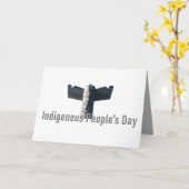 Tag der indigenen Völker 23. September Totem Karte (Gelbe Blume)