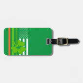 Tag der irischen Flagge Gepäckanhänger (Vorderseite horizontal)