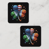 Tag der irischen Flagge ST PATRICKS (Vorne/Hinten)